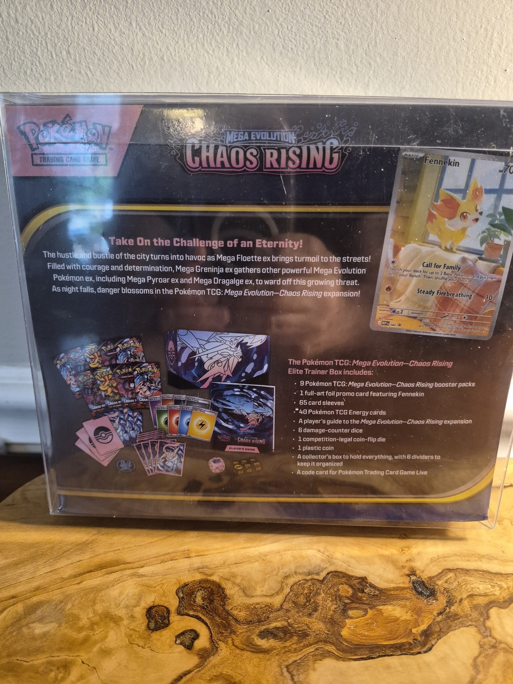 Pokemon Elite Trainer Box Chaos Rising - Blue Purple Pink Artwork - Picture 4 of 5